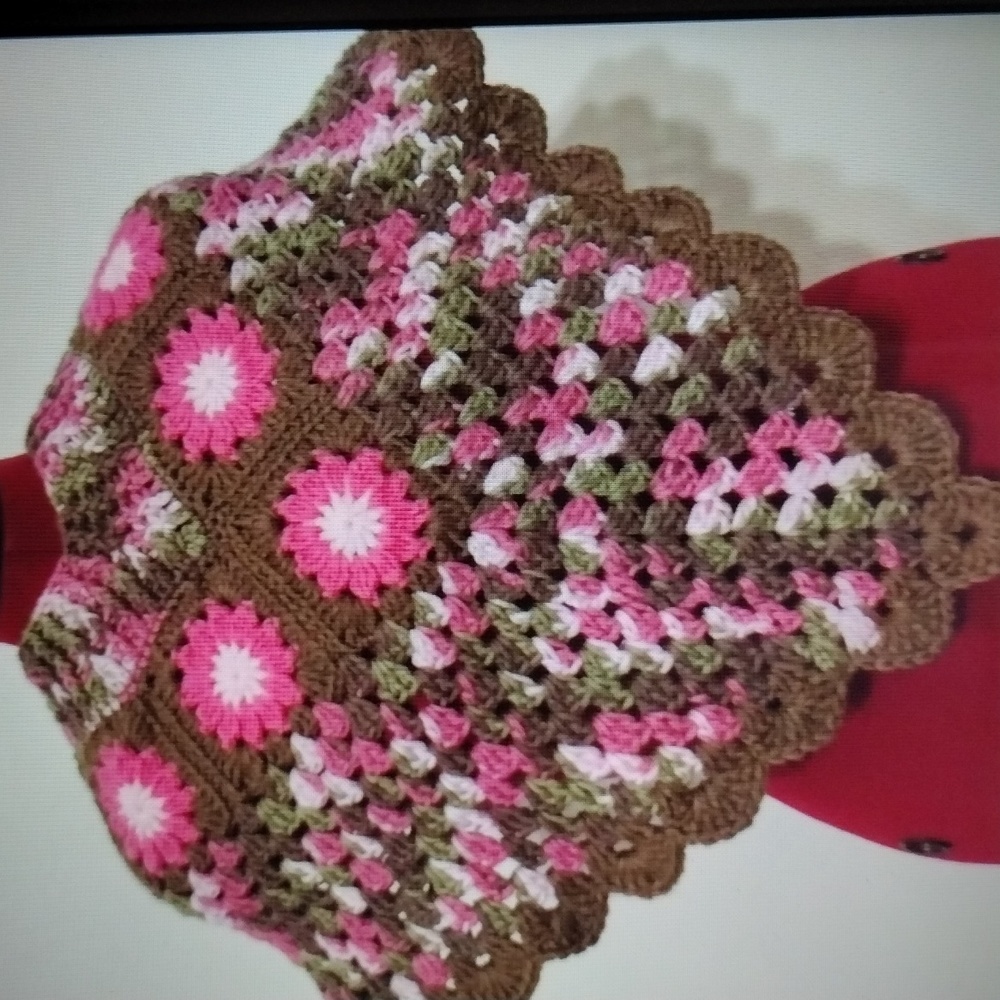 Handmade Crochet Cape Shawl